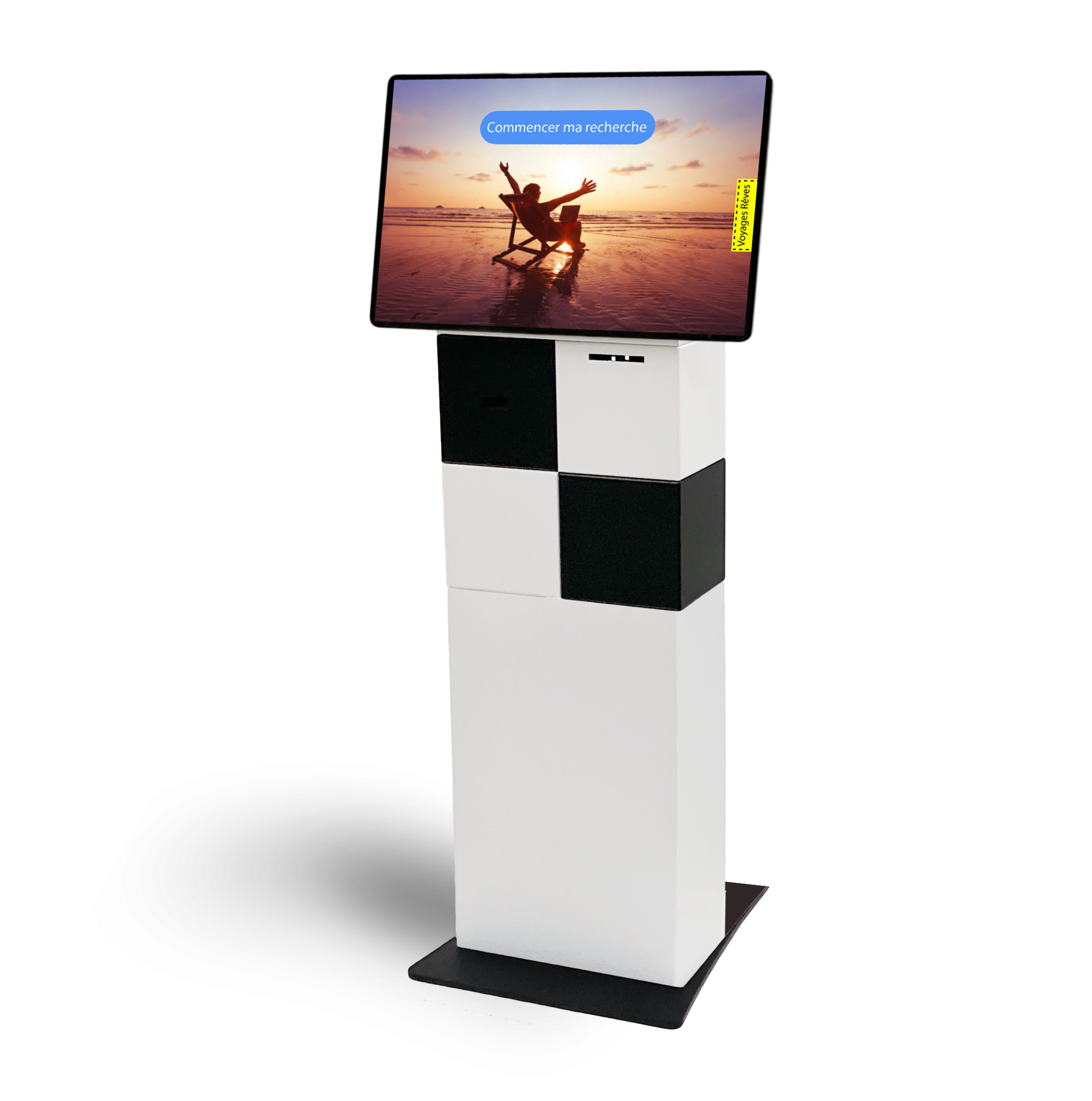 Borne tactile géante multitouch | Interaction multi-utilisateurs