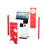 borne interactive personnalisable avec habillage