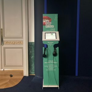 Borne audio sécurisée